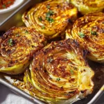 Roasted Cabbage Steaks (Easy, Healthy & Low Carb)