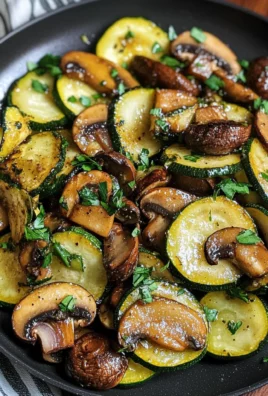 Sauteed Zucchini Mushrooms And Onions