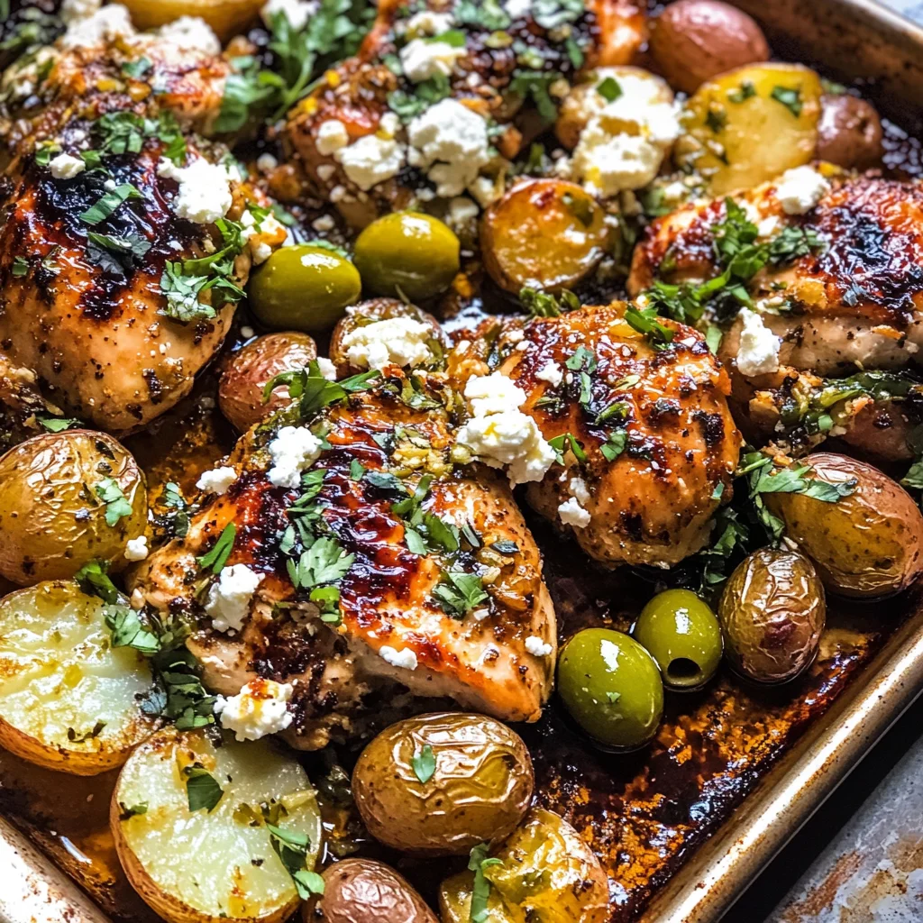 Sheet Pan Lemon Balsamic Chicken and Potatoes