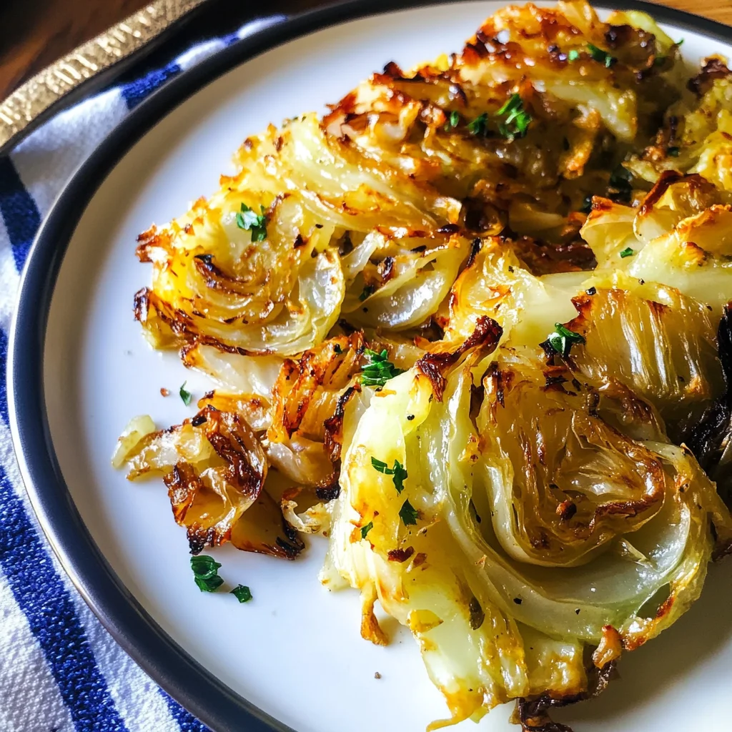 Simple Oven-Roasted Buttered Cabbage Recipe