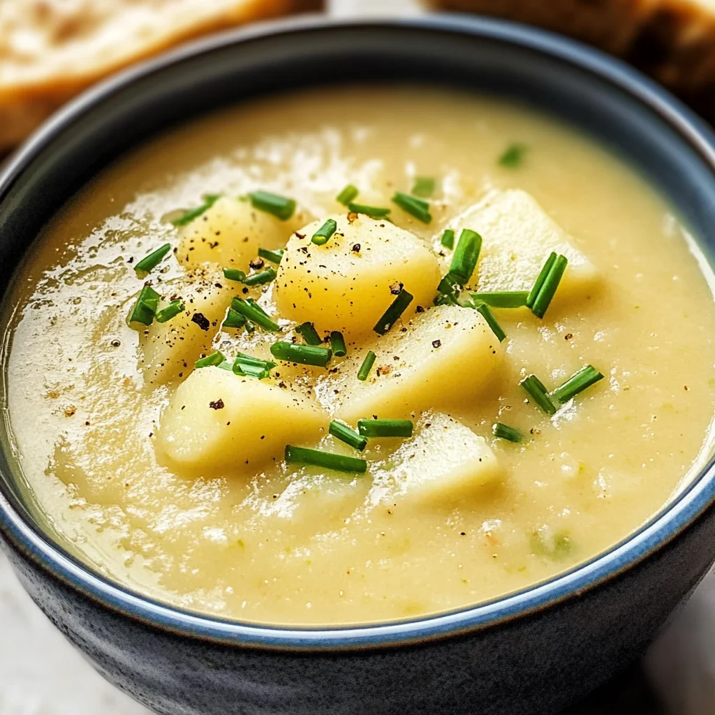 Slow Cooker Potato Leek Soup Recipe