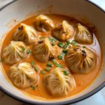 Soup Dumplings in Creamy Gochujang Sauce