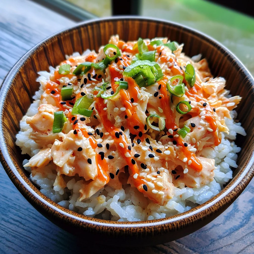 Spicy Crab Sushi Bowls