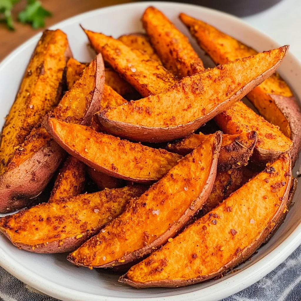 Air Fryer Sweet Potato Wedges