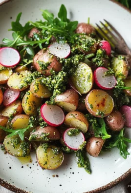 Arugula Pesto Potato Salad