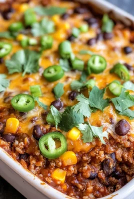 Beef Enchilada Casserole with Rice