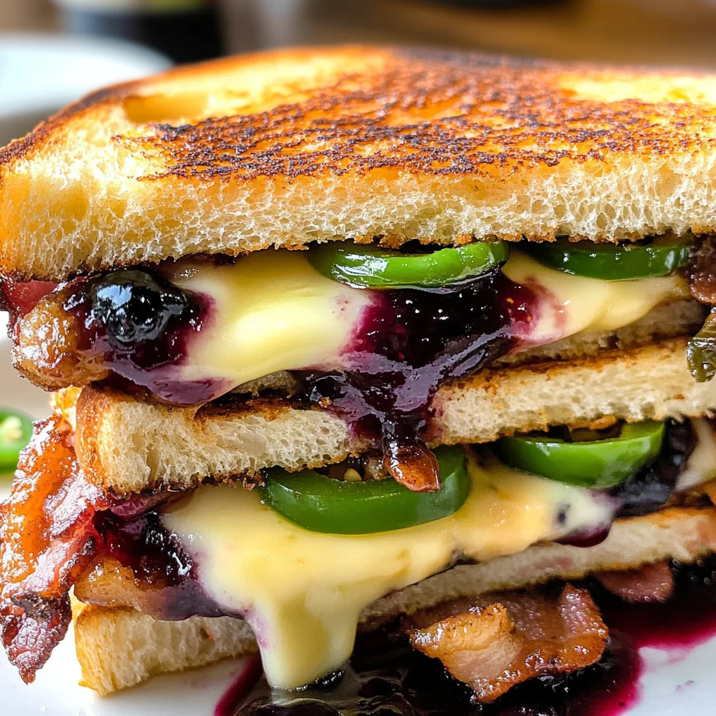Blackberry Bacon Grilled Cheese
