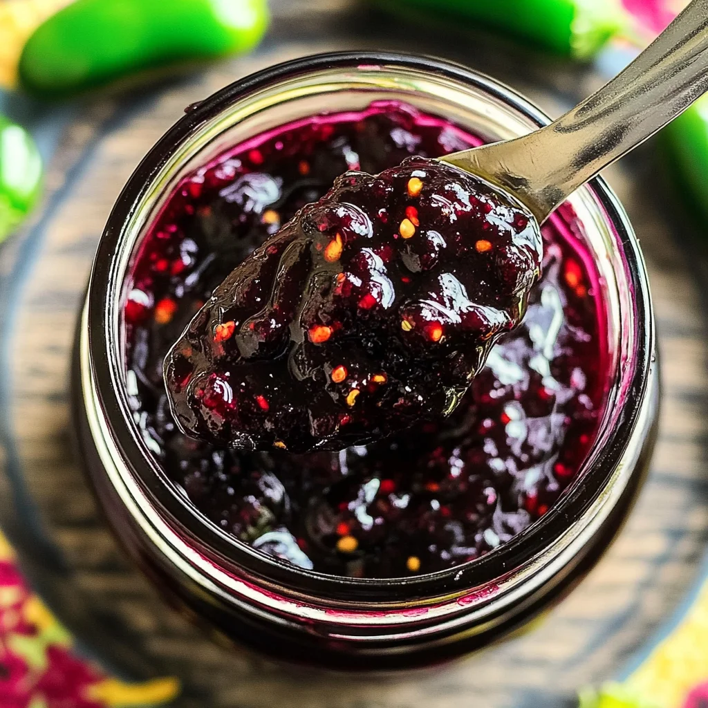 Blackberry Jalapeno Jam