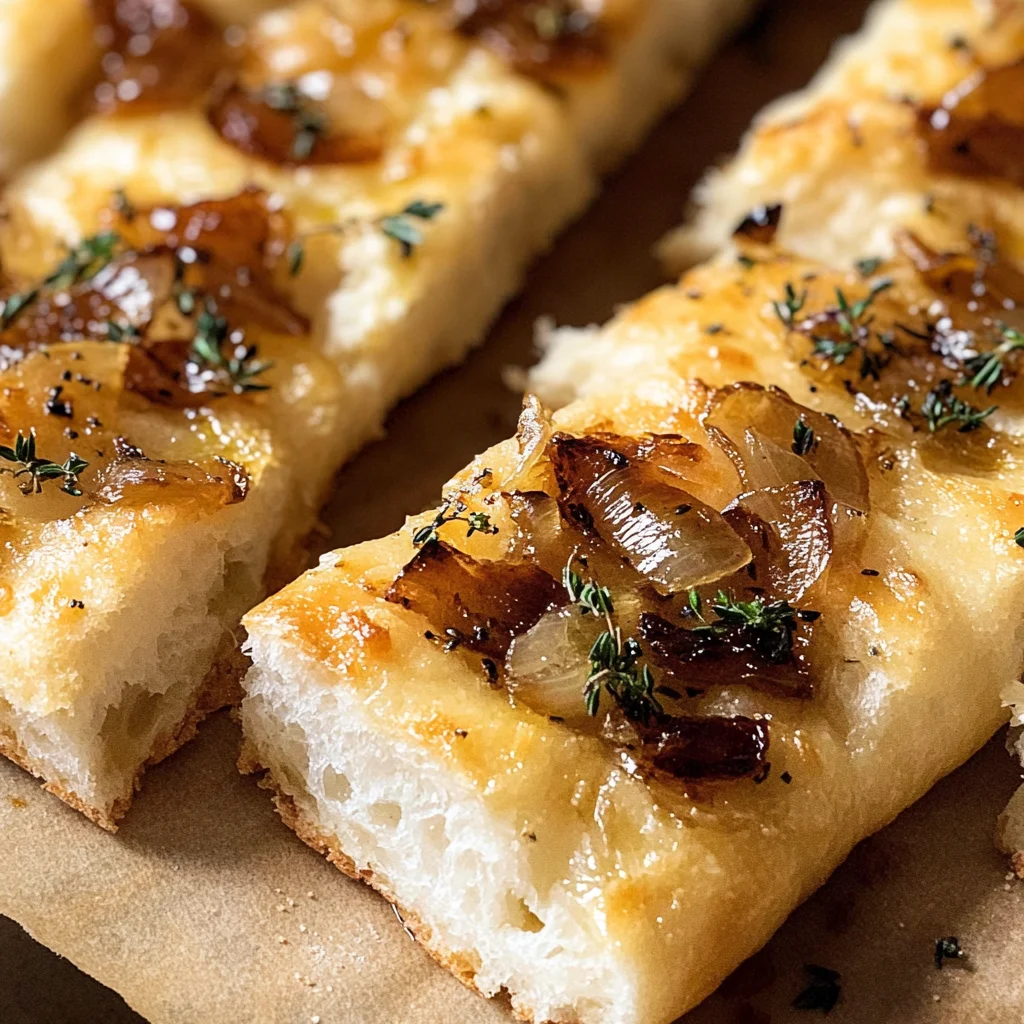 Caramelized Onion Focaccia