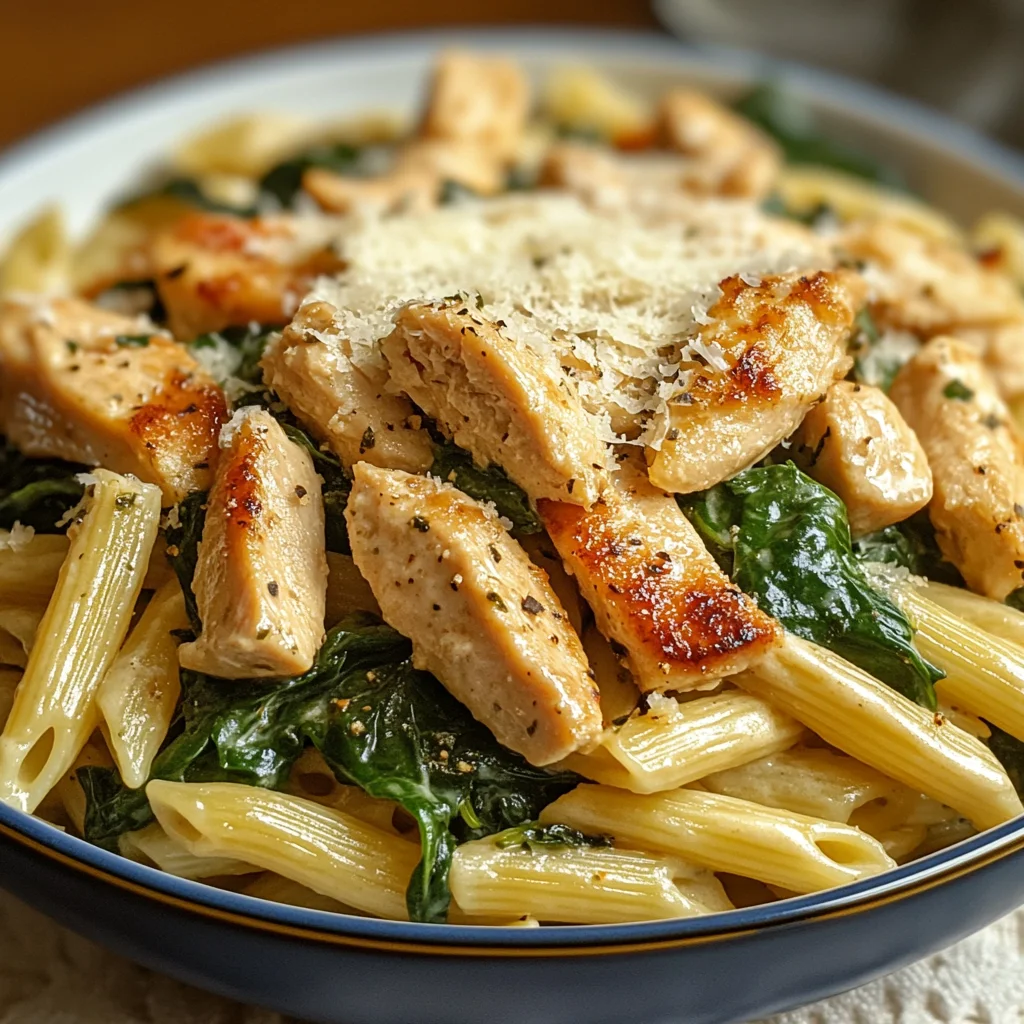 Chicken Spinach Penne