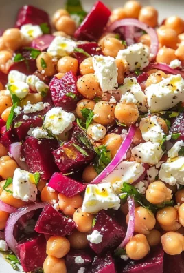Chickpea, Beet, and Feta Salad