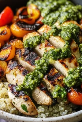Chimichurri Grilled Chicken Bowl with Garlic Sauce