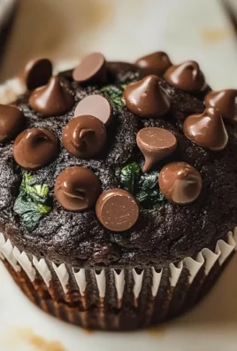 Chocolate Spinach Muffins