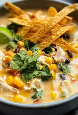 Creamy Chicken Tortilla Soup