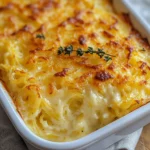 Creamy Spaghetti Squash Au Gratin
