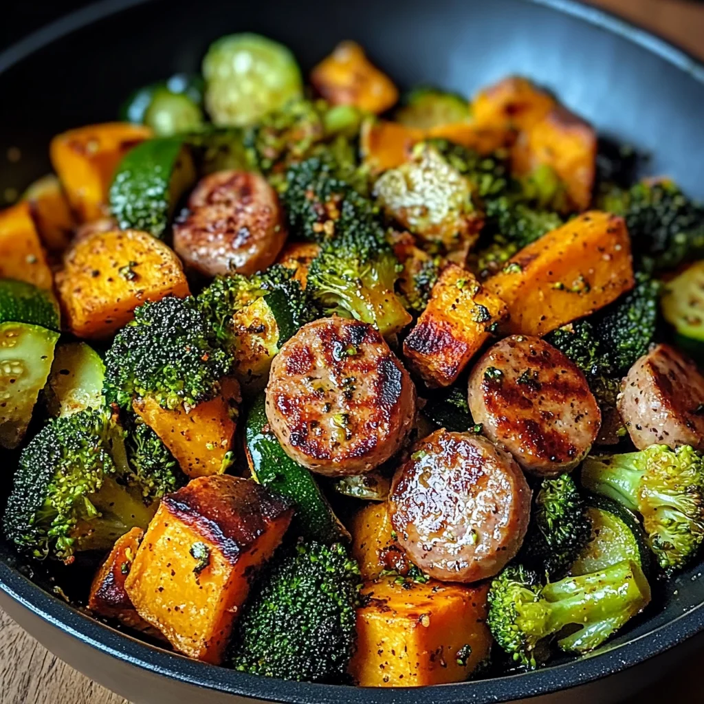 Create a Flavorful Sausage Veggie Skillet Bowl in 30 Minutes!