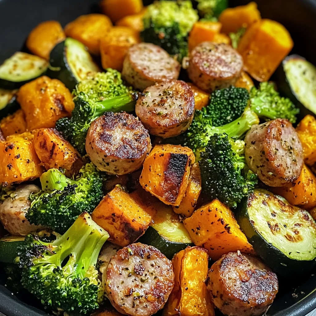 Create a Flavorful Sausage Veggie Skillet Bowl in Just 30 Minutes!