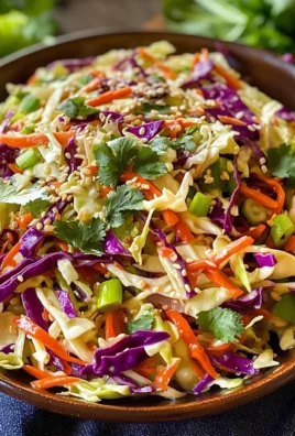Crunchy Asian Cabbage Slaw with Addictive Sesame Dressing
