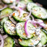 Cucumber Everything Bagel Salad