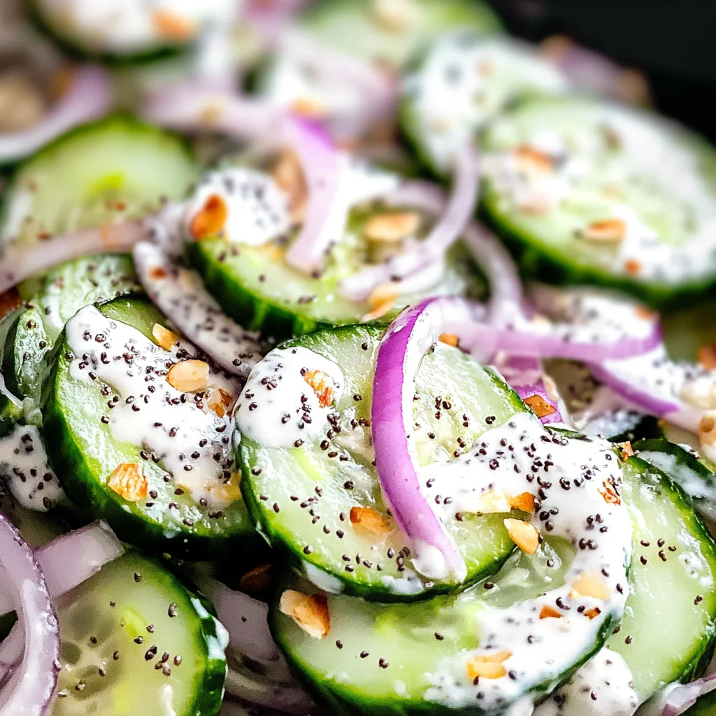 Cucumber Everything Bagel Salad