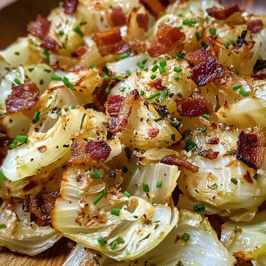 Easy Roasted Cabbage Salad