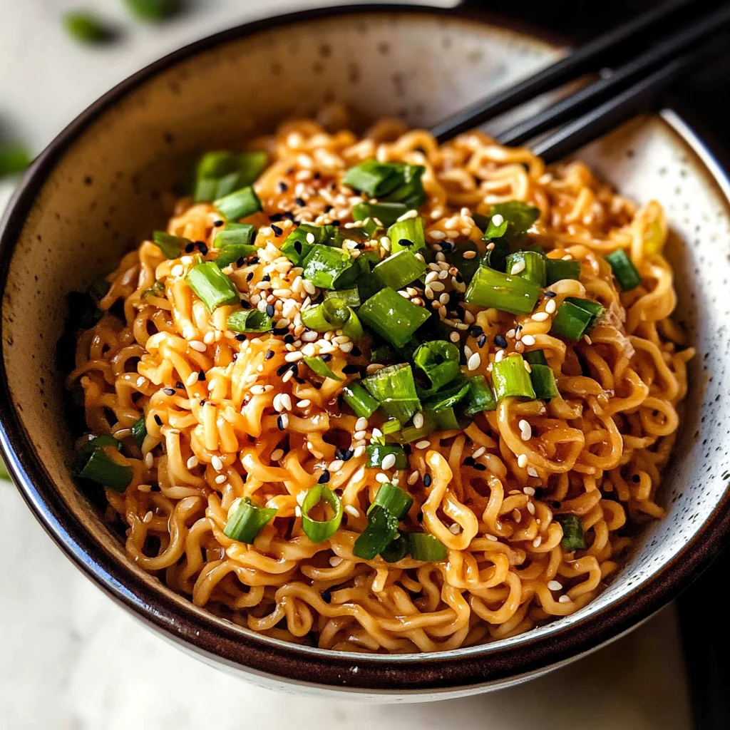 Easy Saucy Ramen Noodles