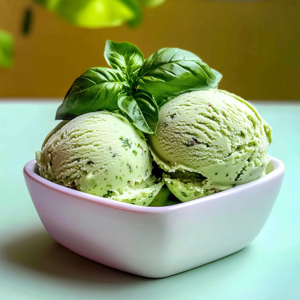 Fresh Basil Gelato