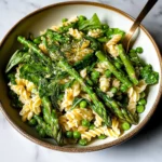 Fresh Spring Pasta Salad Recipe with Asparagus and Lemon Dill Vinaigrette