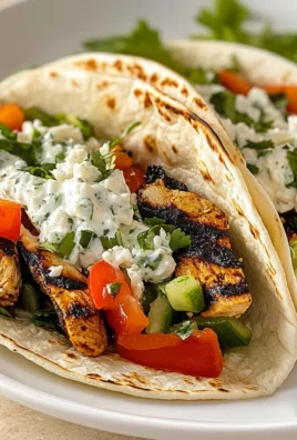 Grilled Mediterranean Chicken Tacos