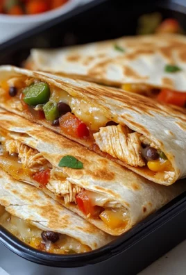 Healthy Baked Chicken Quesadilla