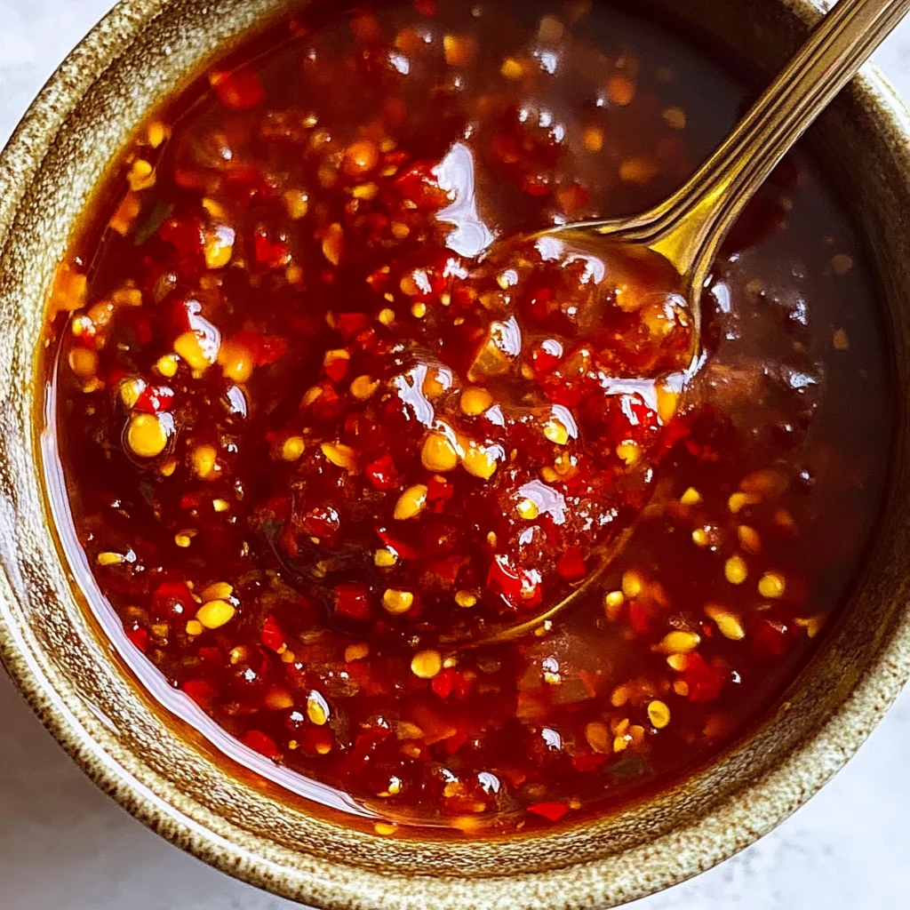 Homemade Sweet Chili Sauce