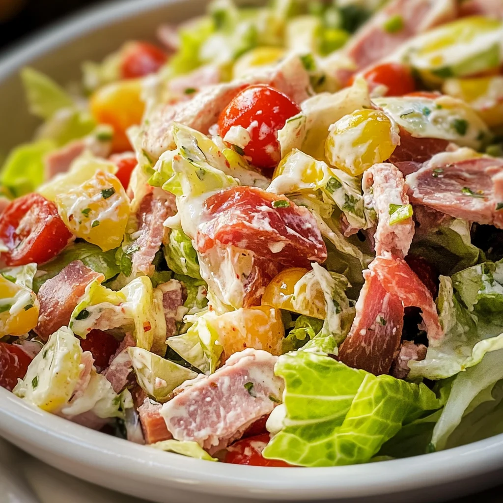 Italian Grinder Salad (Chopped Sub Salad)