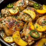 Jalapeno Peach Chicken