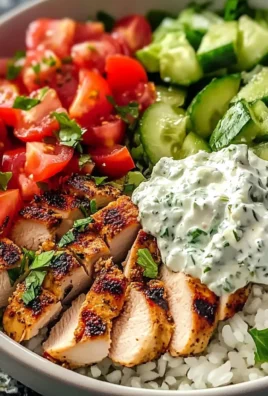 Juicy Mediterranean Chicken Bowl with Rice
