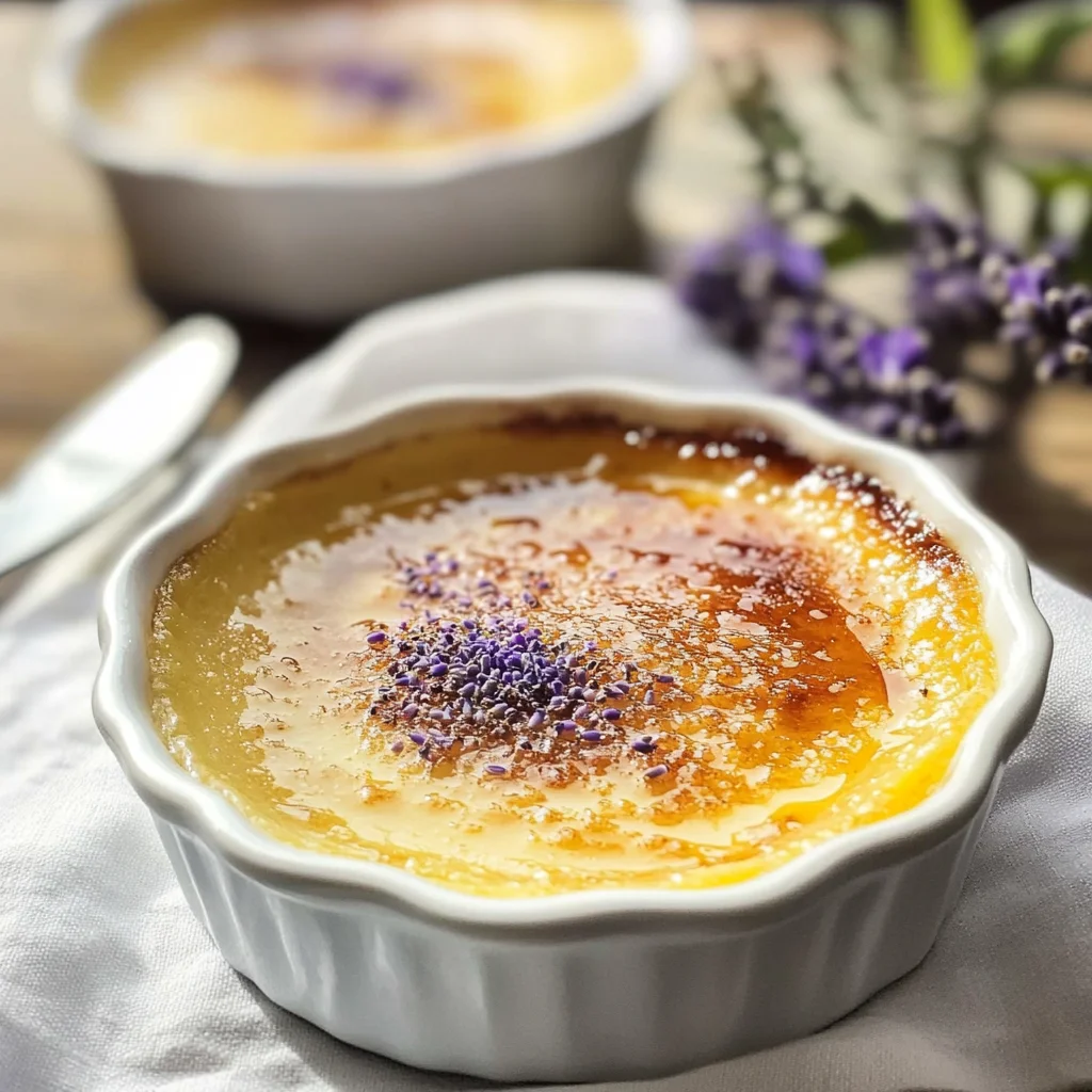 Lavender Creme Brulee Recipe