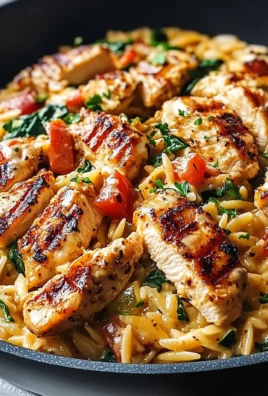 One Pot Cajun Chicken Alfredo Orzo - Flavor in Every Bite!