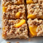 Peach Crumble Bars