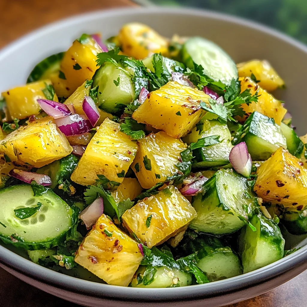 Pineapple Cucumber Salad
