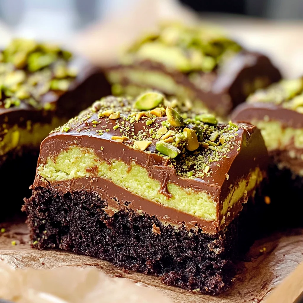 Pistachio Brownies