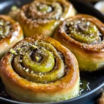 Pistachio Butter Cinnamon Rolls
