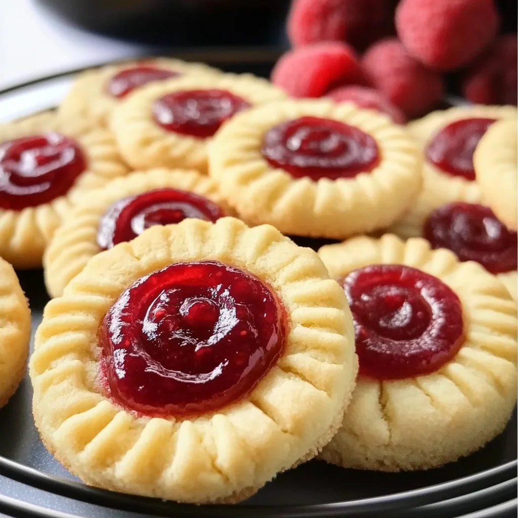 Raspberry Butter Cookies