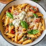 Roasted Tomato and Garlic Ricotta Pasta
