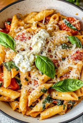 Roasted Tomato and Garlic Ricotta Pasta