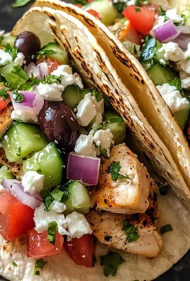 Savor Flavor with Mediterranean Chicken Tacos Tonight