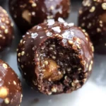 Sea Salt + Dark Chocolate Quinoa Energy Balls