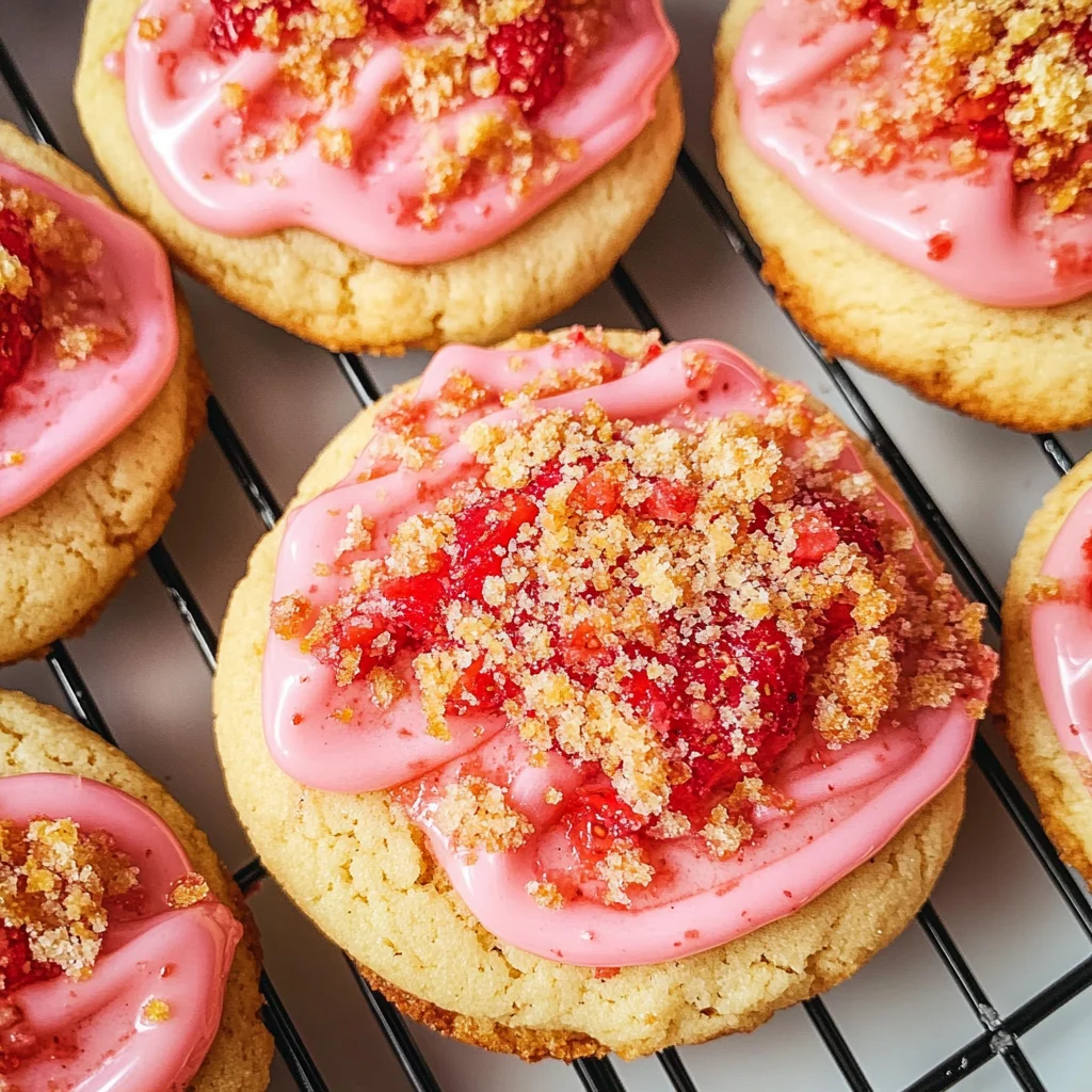 Strawberry Crunch Cookies