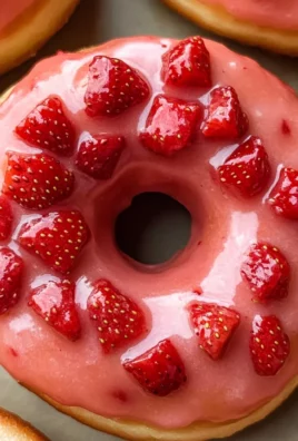 Strawberry Glazed Donuts