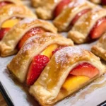 Strawberry Peach Pie Bites
