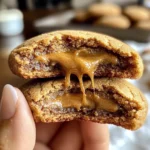 Stuffed Biscoff Butter Lava Cookies