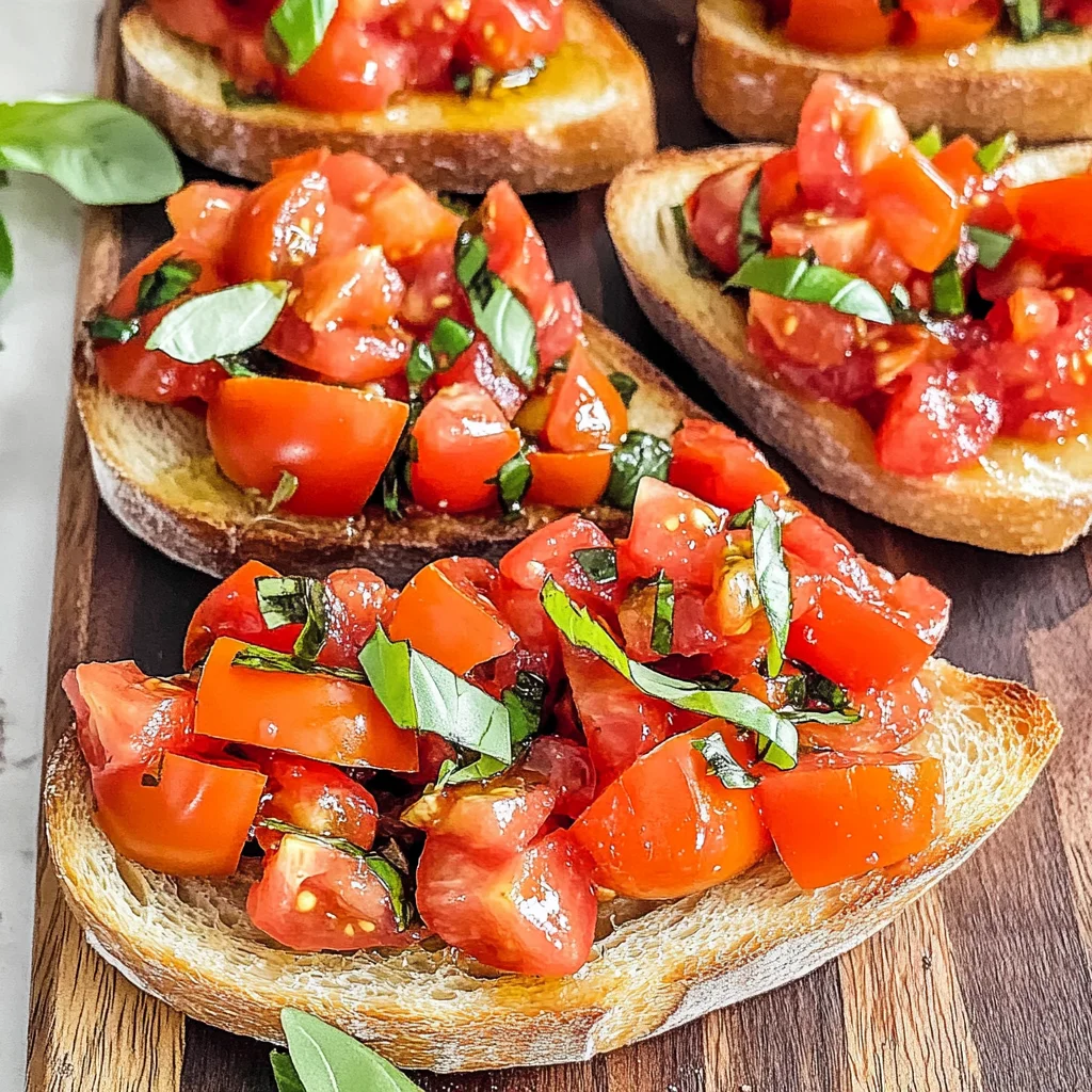 Tomato bruschetta